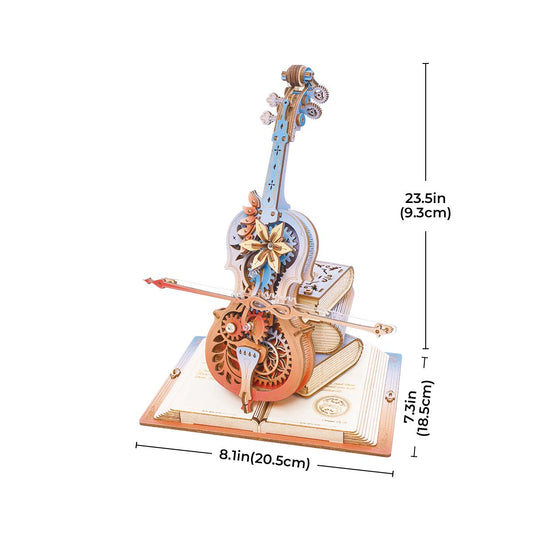 Dreams Mechanical Music Box 3D Wooden Puzzle