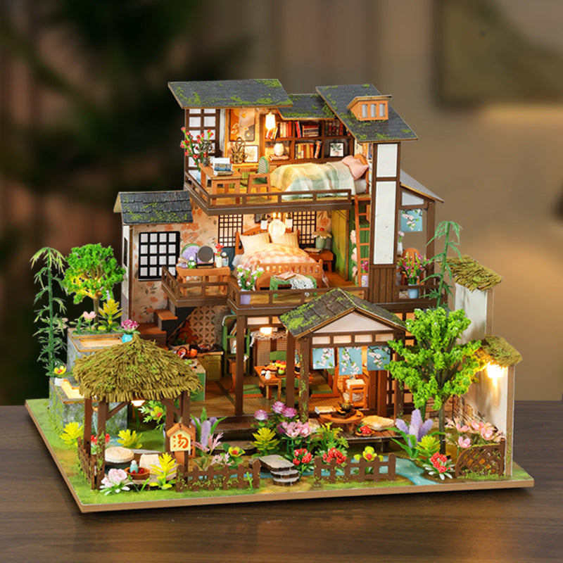 Bamboo Spring Villa Miniature House