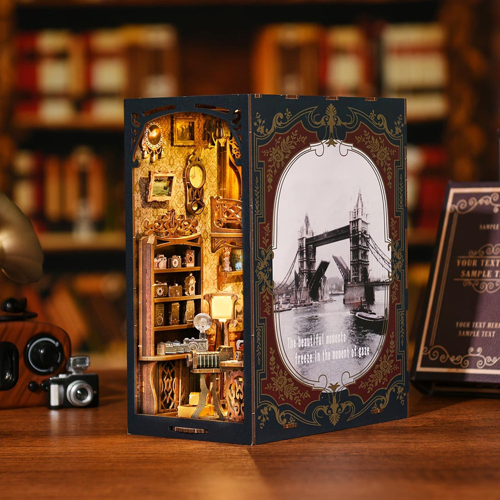 Film Darkroom Wooden Book Nook