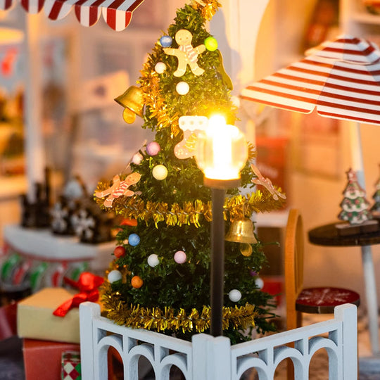 Christmas Sweets Treats DIY Wooden Miniature House