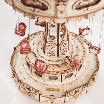 Swing Ride DIY Music Box 3D Wooden Puzzle