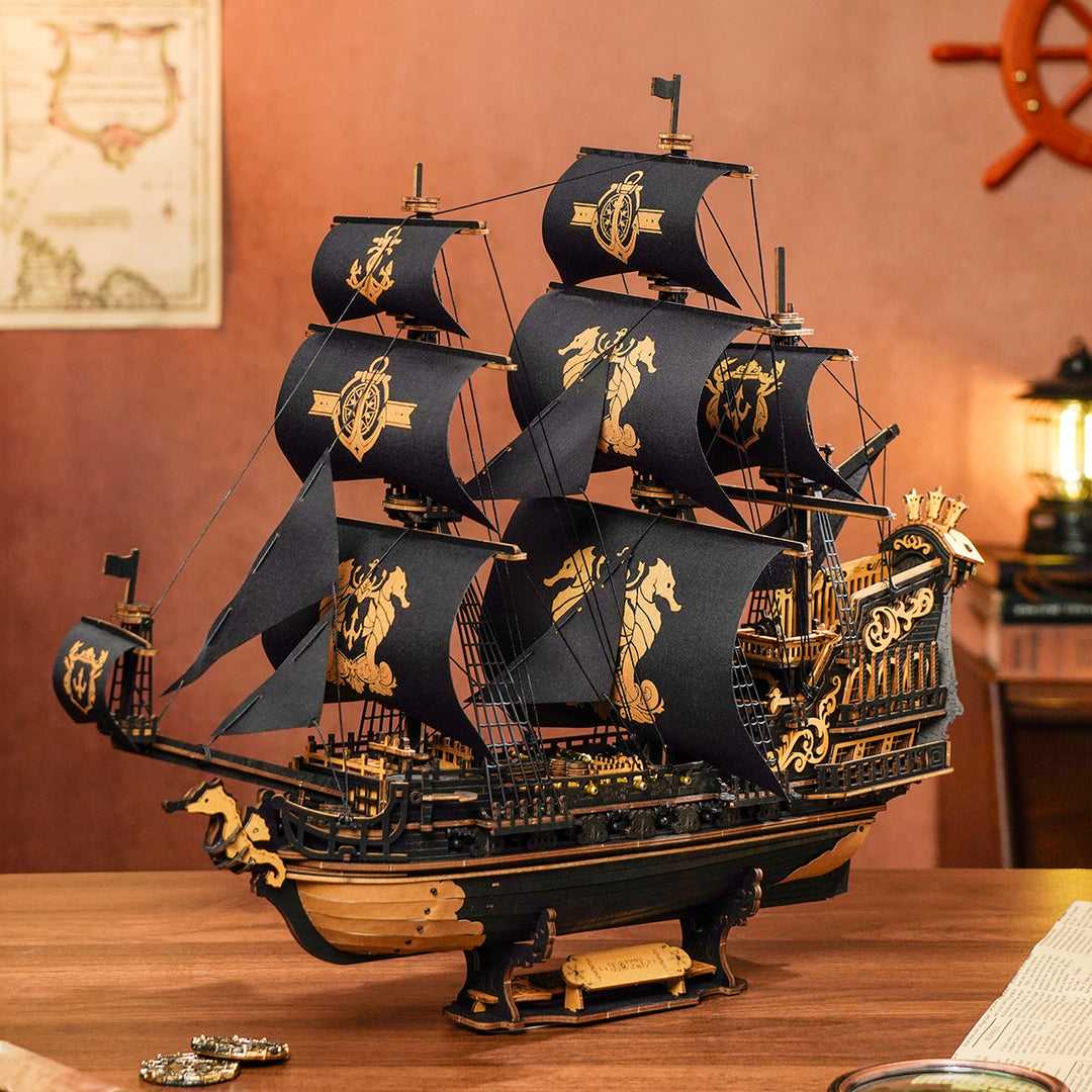 Seahorse 3D Wooden Ship