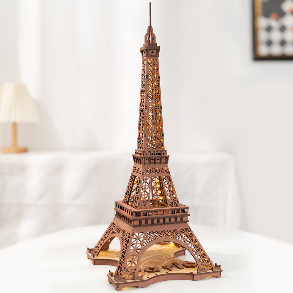 Night of the Eiffel Tower 3D Wooden Puzzle