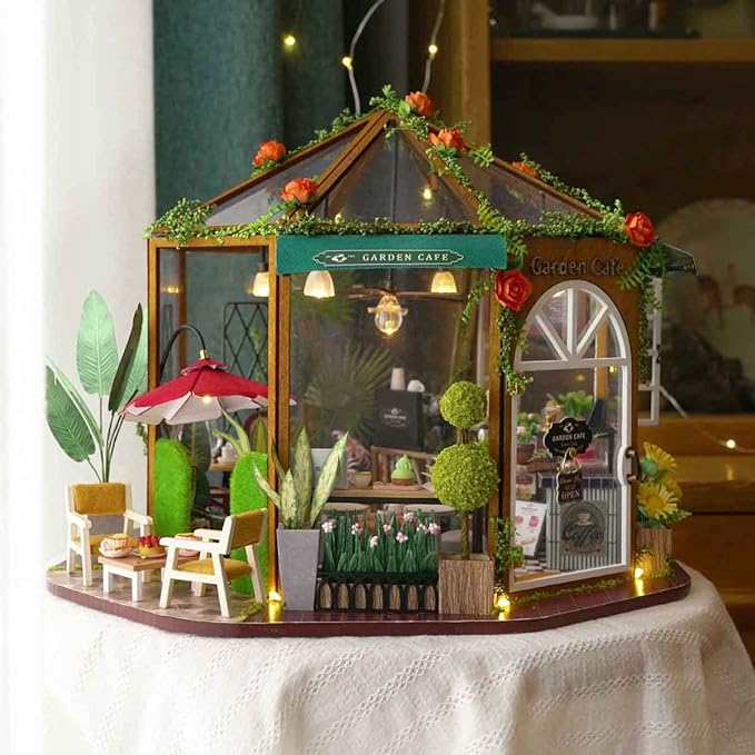 Garden Cafe Miniature Dollhouse