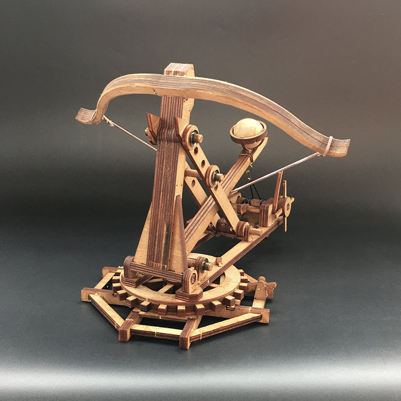 Rotating Trebuchet 3D Wooden Puzzle