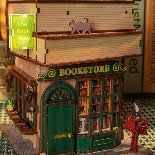 Time Bookstore DIY Miniature House