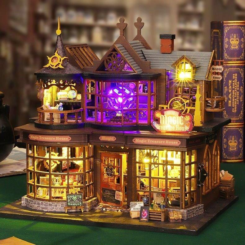 Magic Treasure House DIY Miniature Dollhouse Kit