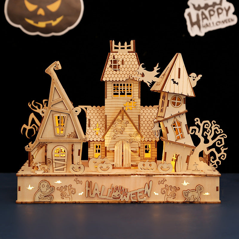 Halloween House 3D Wooden Puzzle