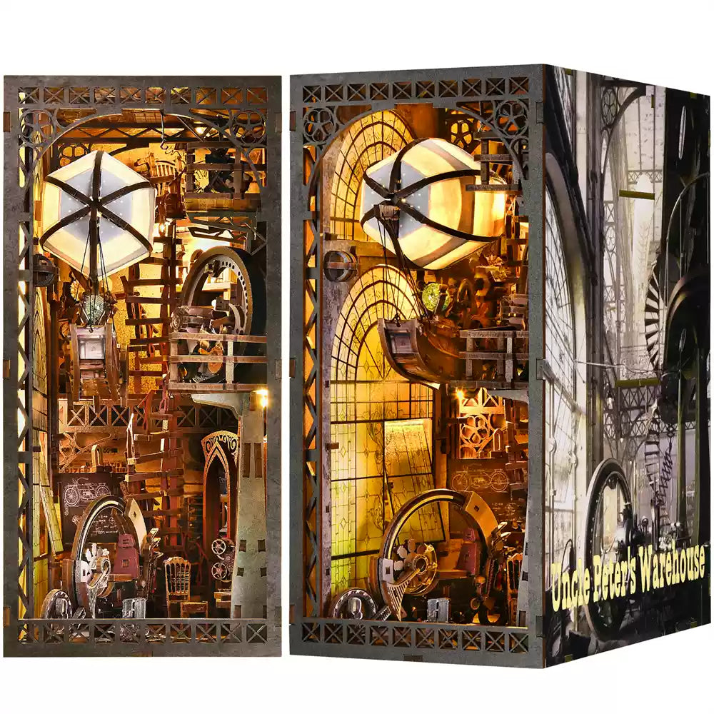 Steampunk Workshop DIY Book Nook