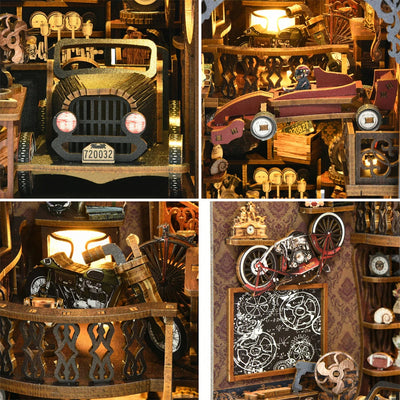 Car Players DIY Wooden Book Nook Kit