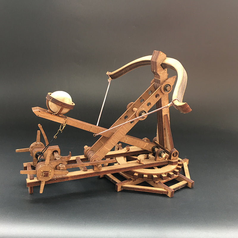 Rotating Trebuchet 3D Wooden Puzzle