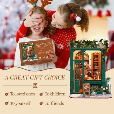 Moments In Time DIY Wooden Book Nook