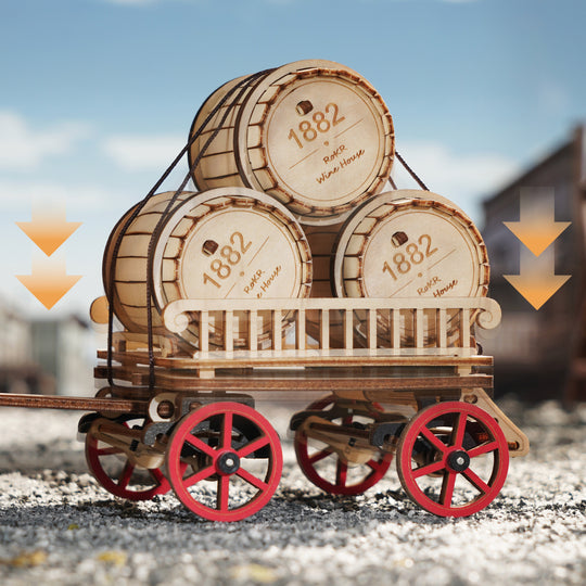 Steam Engine Mechanical 3D Wooden Puzzle