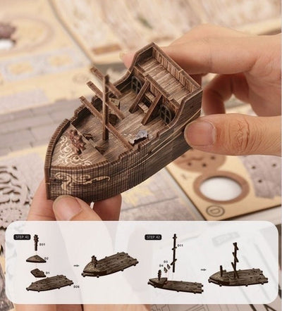 Riddle on the Seabed DIY Book Nook Kit