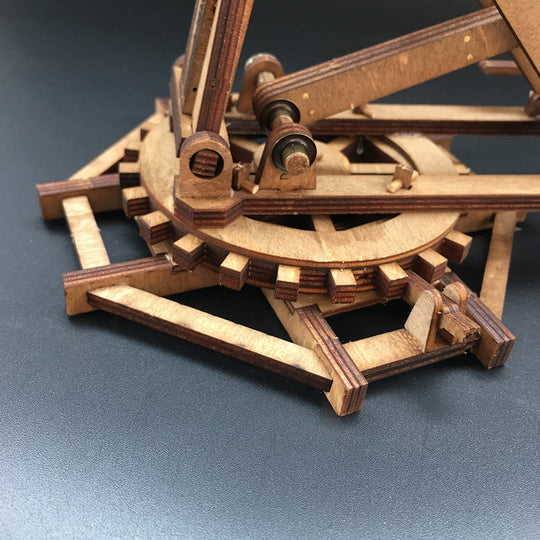 Rotating Trebuchet 3D Wooden Puzzle