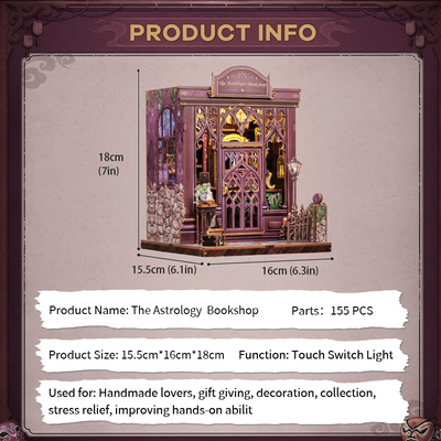 The Astrology Bookshop DIY Book Nook