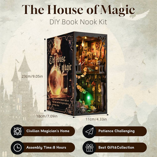 The House of Magic DIY Book Nook Kit