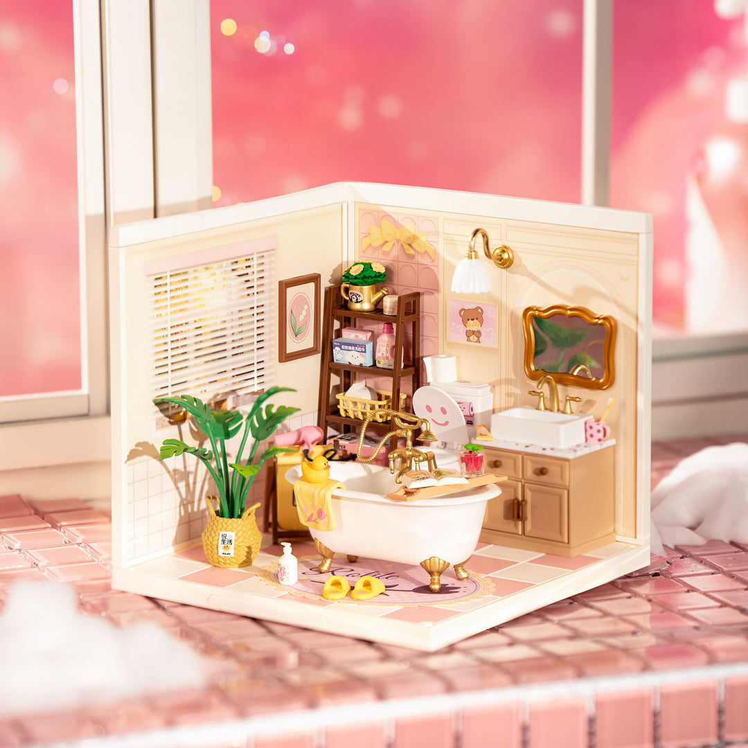 Bubble Bathroom Plastic Miniature House