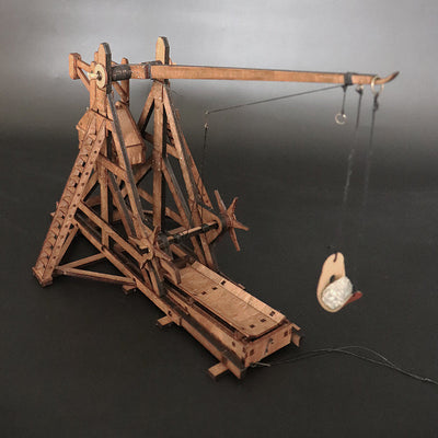 European Vintage Chariot 3d Wooden Puzzle