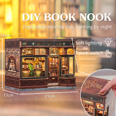 CORNER COFFEE SHOP DIY Dollhouse Kit