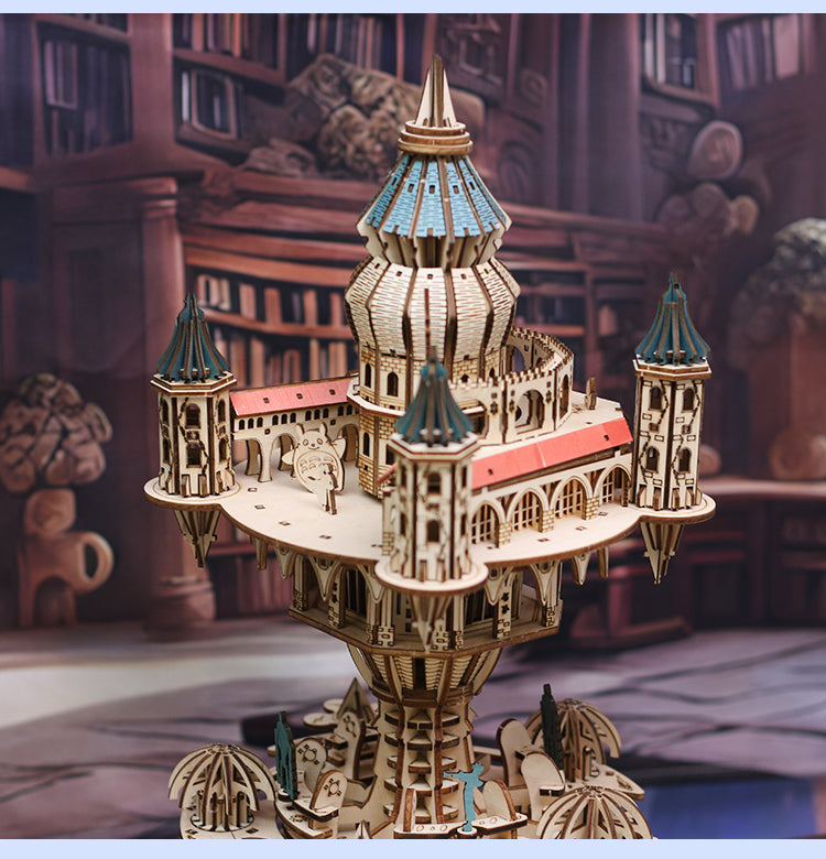 Sky City Music Box 3D Wooden Puzzle
