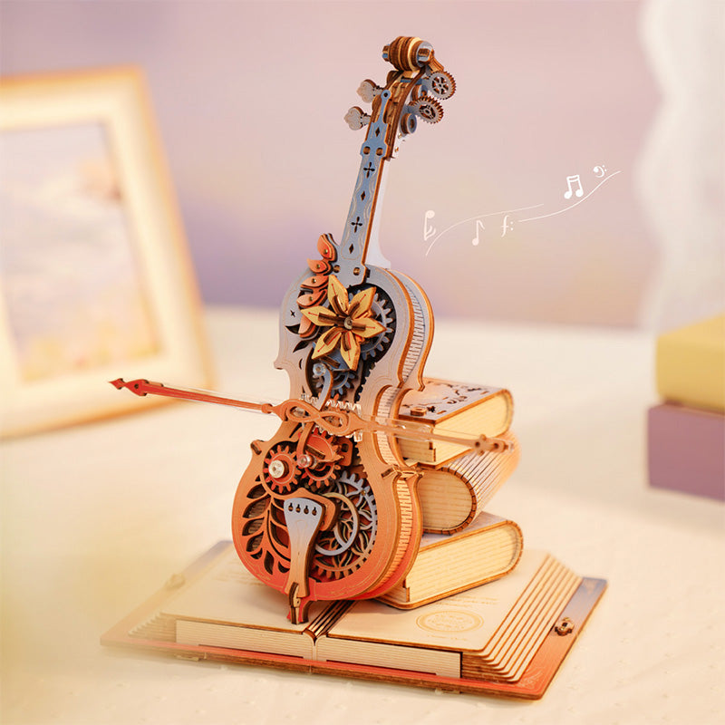 Dreams Mechanical Music Box 3D Wooden Puzzle