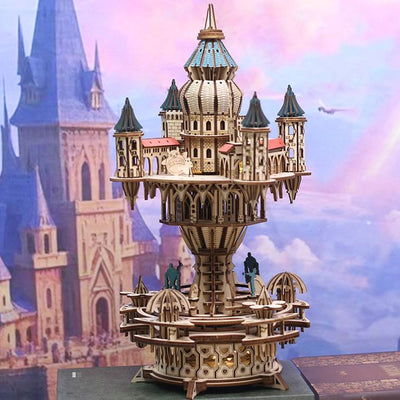 Sky City Music Box 3D Wooden Puzzle