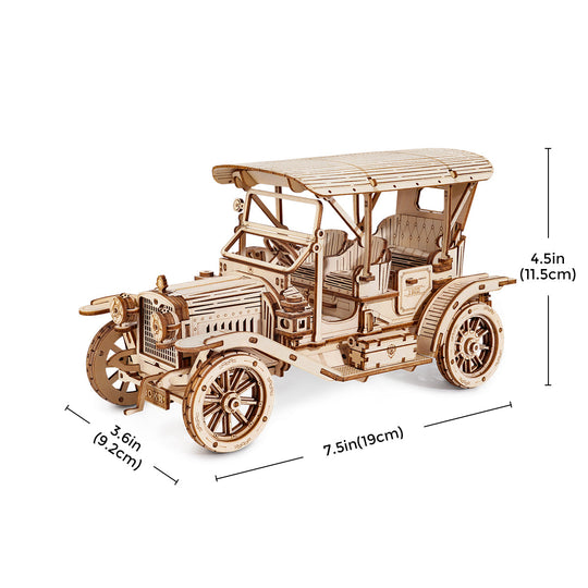 Vintage Car 3D Wooden Puzzle