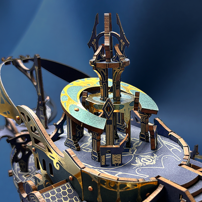 Whale Ark of the Universe 3D Wooden Puzzle