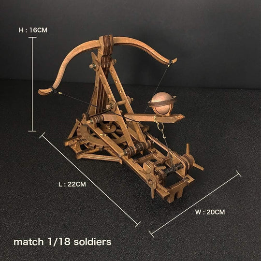 Rotating Trebuchet 3D Wooden Puzzle