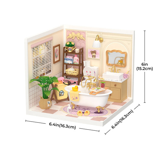 Bubble Bathroom Plastic Miniature House