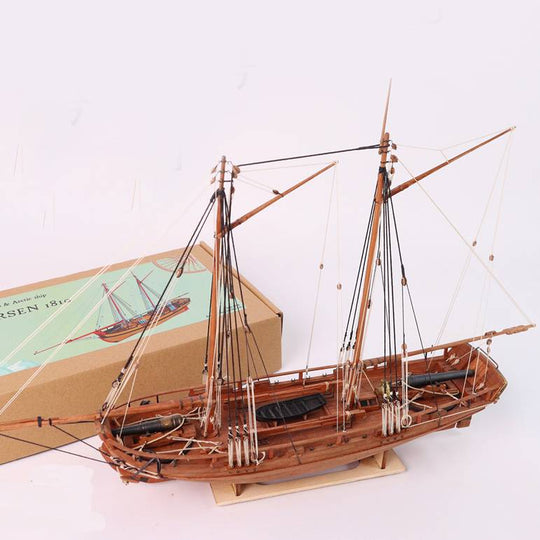 1/72 Axel Thorsen 1810 3D Wooden Ship