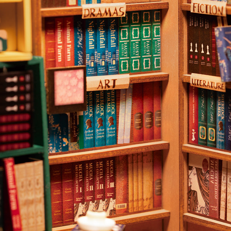 Bookstore Book Nook Shelf Insert