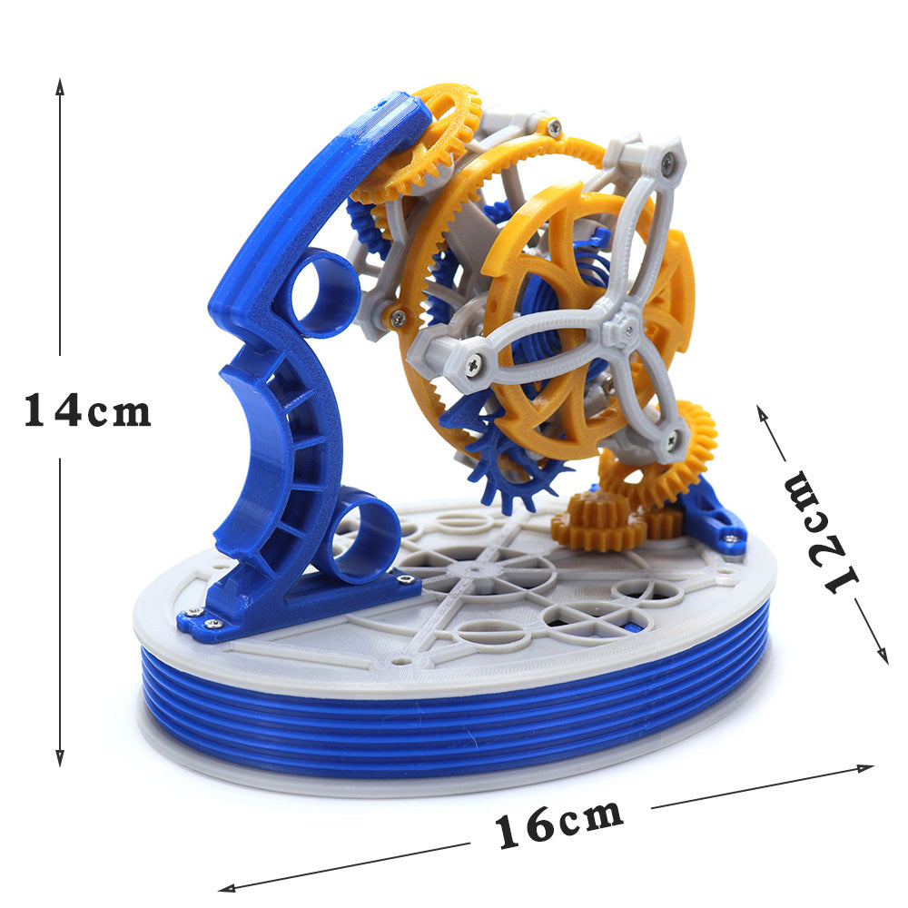 Double Axis Tourbillon 3D Printed Model