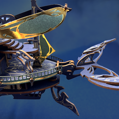 Whale Ark of the Universe 3D Wooden Puzzle