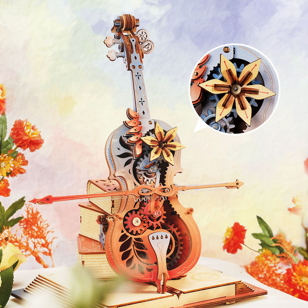 Dreams Mechanical Music Box 3D Wooden Puzzle