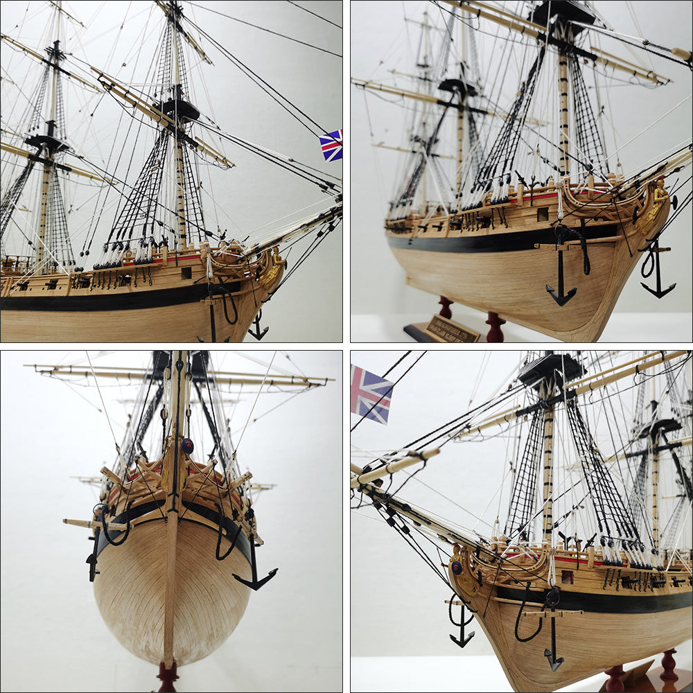 1/60 HMS Kingsfisher 1804 Wooden Ship Model