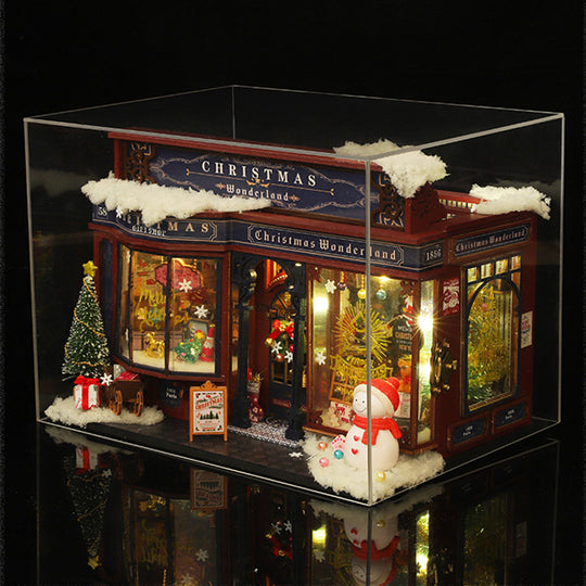 Christmas Wonderland DIY Miniature Dollhouse Kit