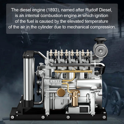 L4 Diesel Engine Model Kit 4-cylinder Engine