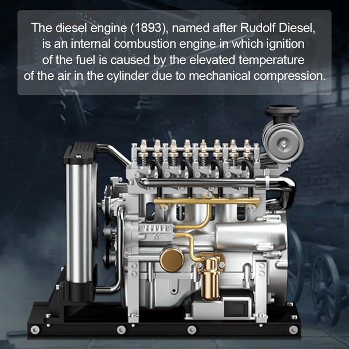 L4 Diesel Engine Model Kit 4-cylinder Engine