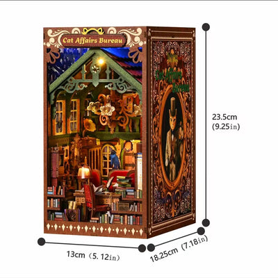 Cat Office DIY Book Nook