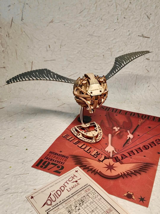 Golden Snitch 3D Wooden Puzzle