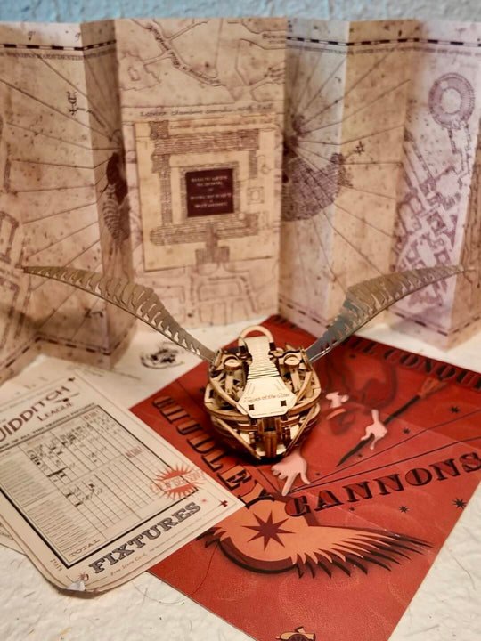 Golden Snitch 3D Wooden Puzzle