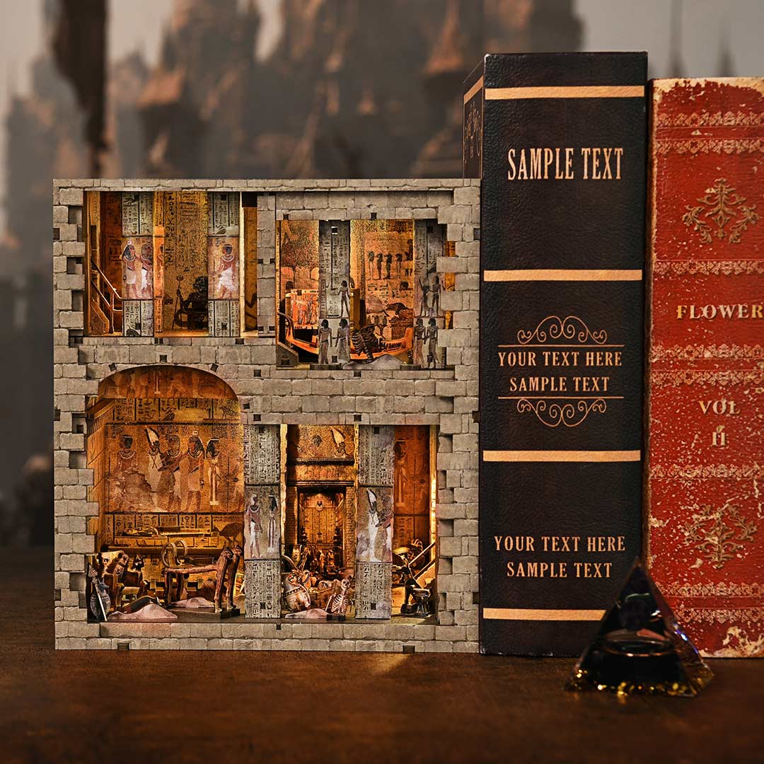 Egyptian Pharaoh's Tomb DIY Book Nook