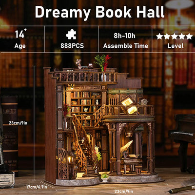 Dreamy Book Hall DIY Miniature House
