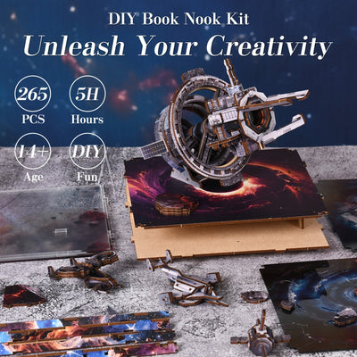 Nebula Wanderer DIY Book Nook