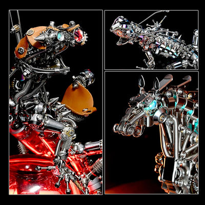 Mechanical Bionic Horse 3D Metal Model （1500+PCS）