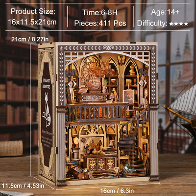 Traveler's Bookstore DIY Book Nook