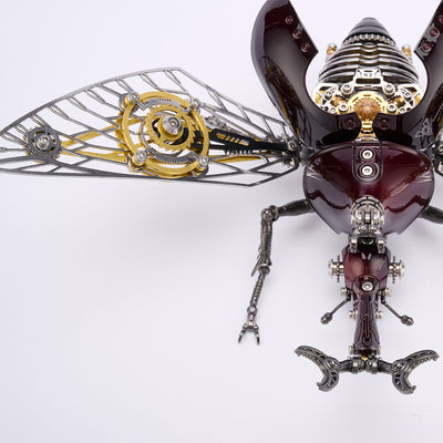 Mechanical Beetle Steampunk DIY Metal Insect Model Kit