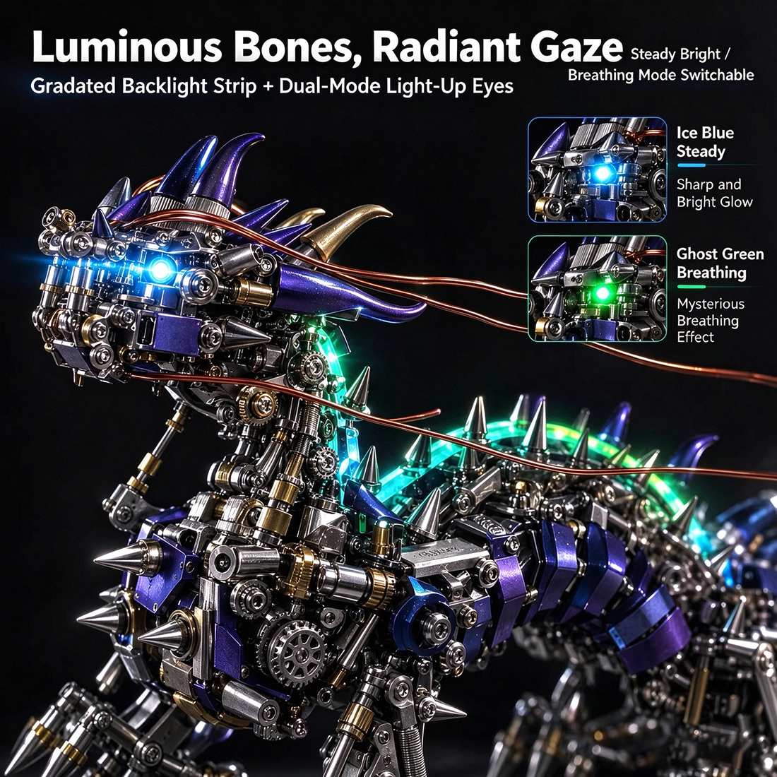 Qilin Mechanical Metal Model Kit（1623PCS）